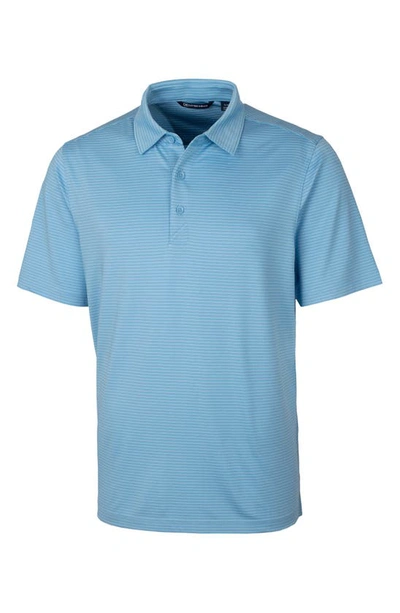Cutter & Buck Forge Drytec Pencil Stripe Performance Polo In Atlas