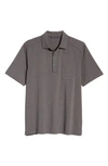 Cutter & Buck Men's Big And Tall Advantage Jersey Polo T-shirt In Heather Gray