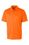 Cutter & Buck Prospect Drytec Performance Polo In Orange Burst