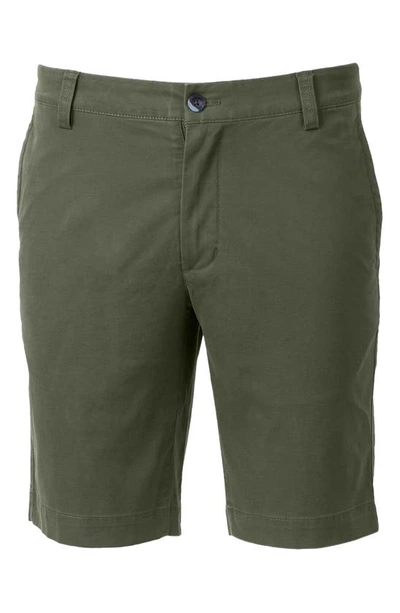 Cutter & Buck Voyager Chino Shorts In Caper Green