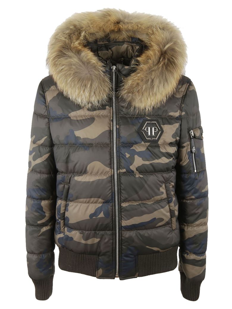 philipp plein camo jacket