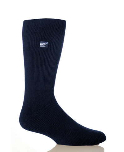 Heat Holders Men's Original Solid Thermal Socks In Blue