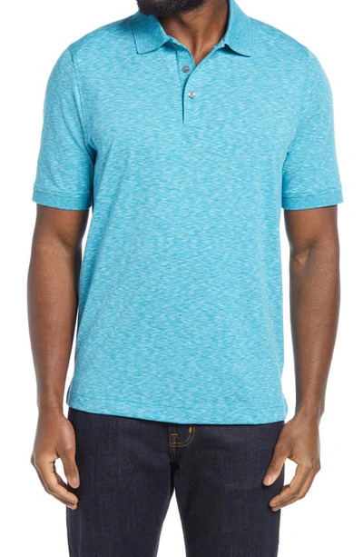 Cutter & Buck Advantage Space Dye Jersey Polo In Dark Submerge
