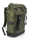 X-ray Water Resistant Rucksack Duffel Backpack In Dark Olive