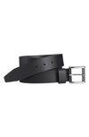 Johnston & Murphy Men's Roller Buckle Belt In Black