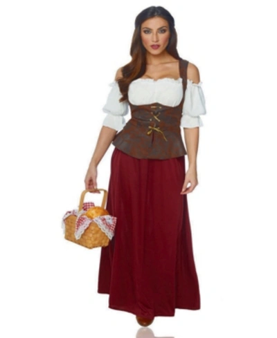 Buyseasons Buy Seasons Women's Peasant Lady Costume In Brown