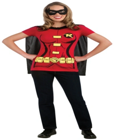 Buyseasons Buy Seasons Women's Robin T-shirt Costume Kit In Red