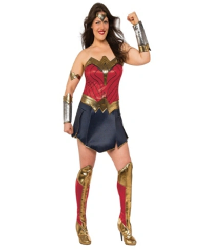 Buyseasons Buy Seasons Women's Justice League Movie - Wonder Woman Plus Costume In Red