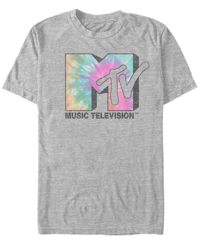 Fifth Sun Men's Logo Classic Tie Dye Short Sleeve T- Shirt In Heather Gr