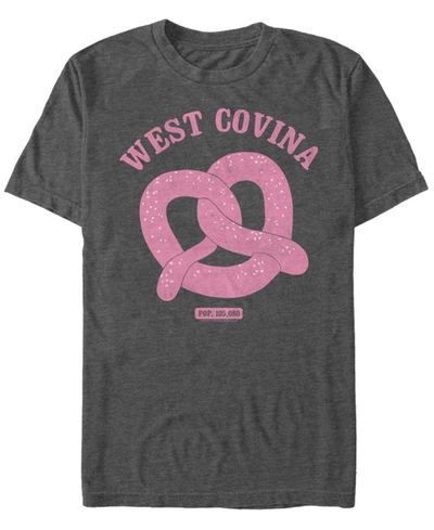 Fifth Sun Men's West Covina Pretzel Short Sleeve T- Shirt In Dark Gray