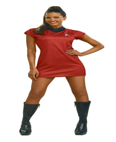 Buyseasons Women's Star Trek Movie Deluxe Dress Costume In Red