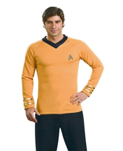 Buyseasons Buyseason Men's Star Trek Deluxe Captain Kirk Costume In Yellow