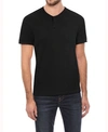 X-ray Solid V-neck Flex T-shirt In Black