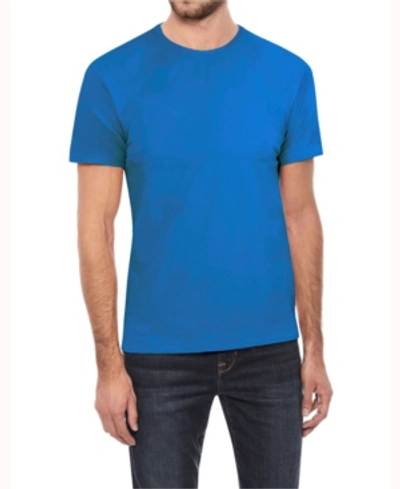 X-ray Men's Basic Crew Neck Short Sleeve T-shirt In Ocean Blue