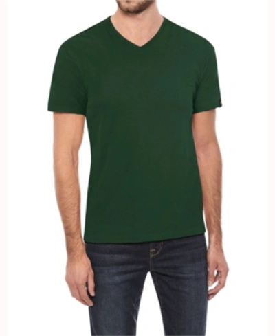 X-ray Solid V-neck Flex T-shirt In Hunter