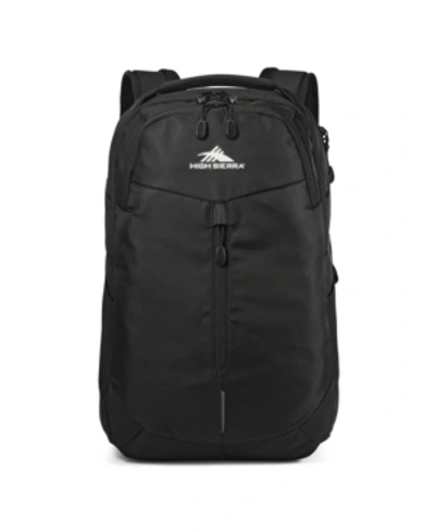 High Sierra Swerve Pro Backpack In Black