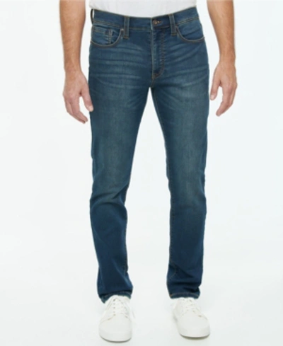 Lazer Men's Skinny Fit Maximum Comfort Flexible Denim Jeans In Blue 2