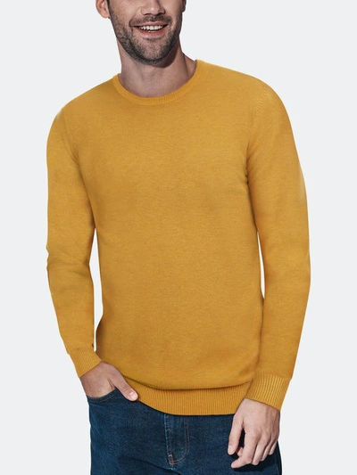X-ray X Ray Classic Crewneck Sweater In Mustard
