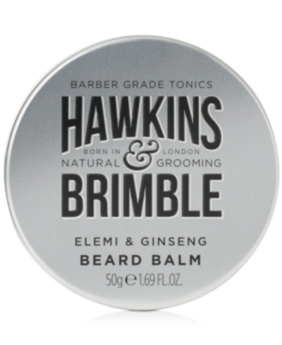 Hawkins & Brimble Natural Beard Balm Conditioner (50ml) In Silver