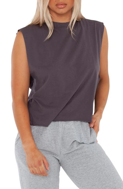 Bayse Muscle Tank In Charcoal