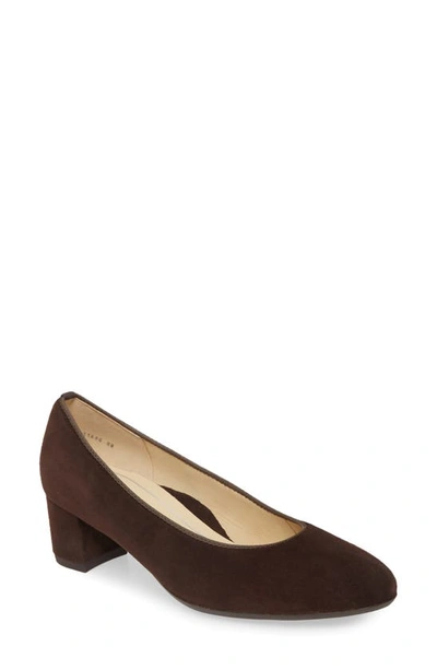 Ara Kendall Pump In Moro Suede