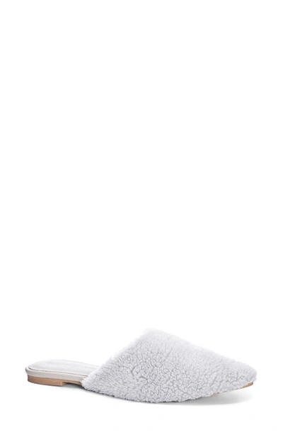 Chinese Laundry Easton Mule In Grey Faux Fur