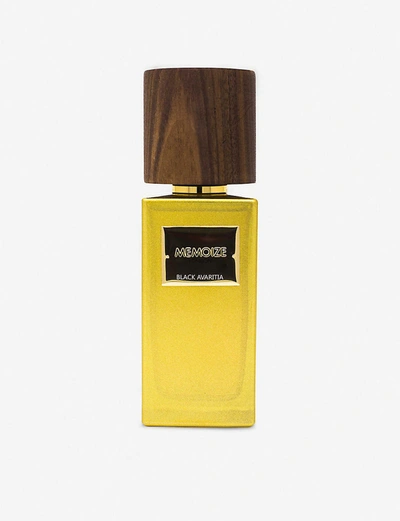 Memoize London Black Avaritia Eau De Parfum Limited Edition 100ml