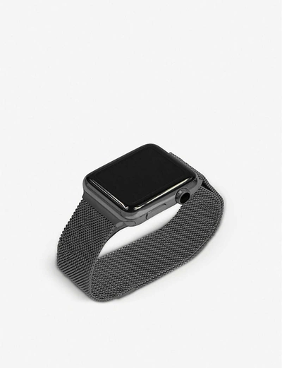 Mintapple Men's Apple Watch Space Grey Milanese Loop Strap 42mm/44mm