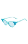 Rad + Refined Kids' Rad + Refned Flower Cat Eye Sunglasses In Blue