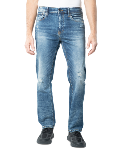 Lazer Men's Skinny Fit Maximum Comfort Flexible Denim Jeans In Vincent
