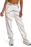 Good American Tie-dye Boyfriend Sweatpants In Lilac Tie Dye