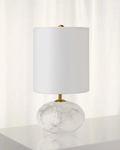 Regina Andrew Alabaster Mini Orb Table Lamp In Natural
