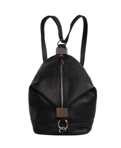 Alfani Bangle Detail Sling Backpack, Created For Macy's In Black/silver