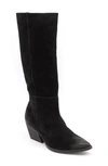 Golo West Boot In Black Vintage Suede