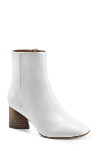 Aerosoles Myla Bootie In White Leather