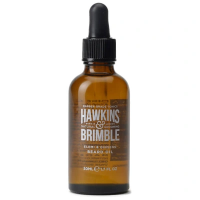 Hawkins & Brimble Beard Oil 50ml In Brown