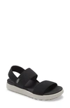 Keen Elle Webbing Strap Sandal In Black Fabric