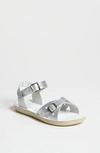 Salt Water Sandals By Hoy Kids' Sun San Sweetheart Sandal In Silver
