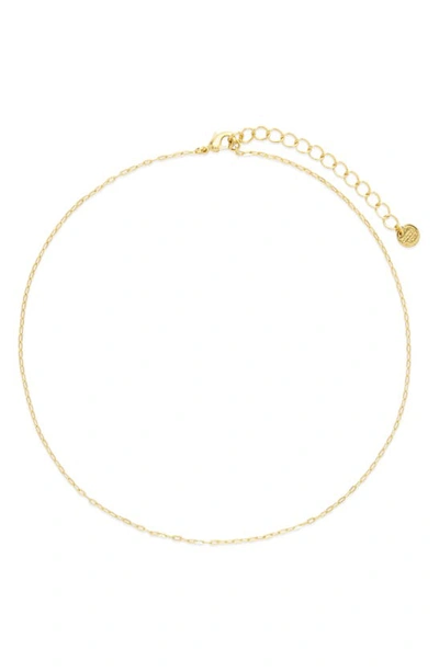 Brook & York Carly Chain Link Choker Necklace In Gold-tone