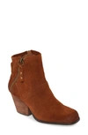 Otbt Long Rider Bootie In Tan Leather