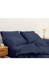 Casper Sateen 276 Thread Count Organic Cotton Sheet Set In Navy