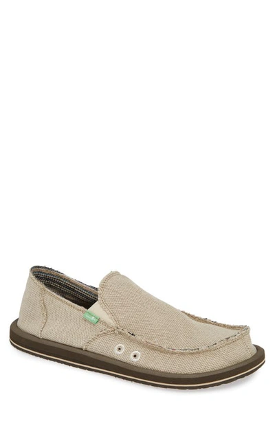 Sanuk Hemp Slip-on In Natural