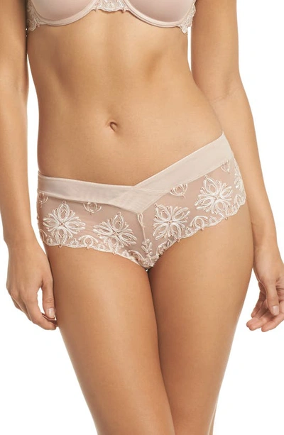 Chantelle Lingerie Champs-élysées Hipster Panties In Cappuccino