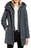 Cole Haan Signature Cole Haan Hooded Down & Feather Jacket In Graphite