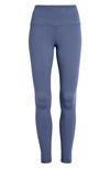 Zella Live In High Waist Leggings In Blue Shadow