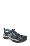 Keen 'newport H2' Sandal In Navy/ Smoke Blue Fabric