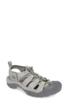 Keen 'newport H2' Sandal In Grey/ Ocean Wave Fabric