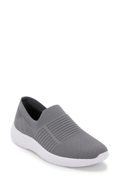 Blondo Karen Waterproof Slip-on Sneaker In Grey Fabric