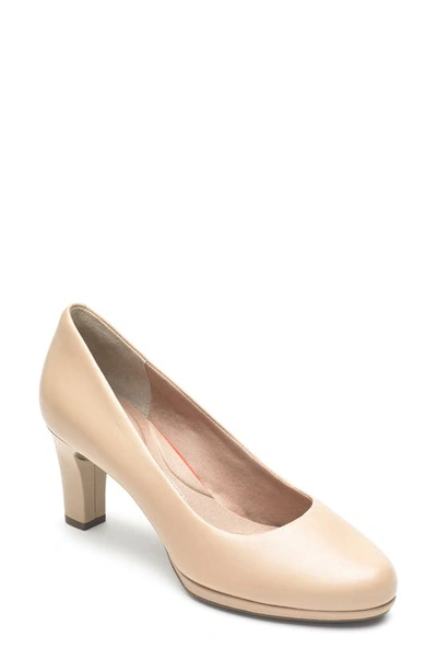 Rockport Women's Total Motion Leah Pumps In Neutral Beige