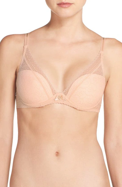Chantelle Lingerie Chantelle Intimates Festivite Underwire Contour Bra In Nude Blush